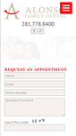 Mobile Screenshot of alonsofamilydental.com